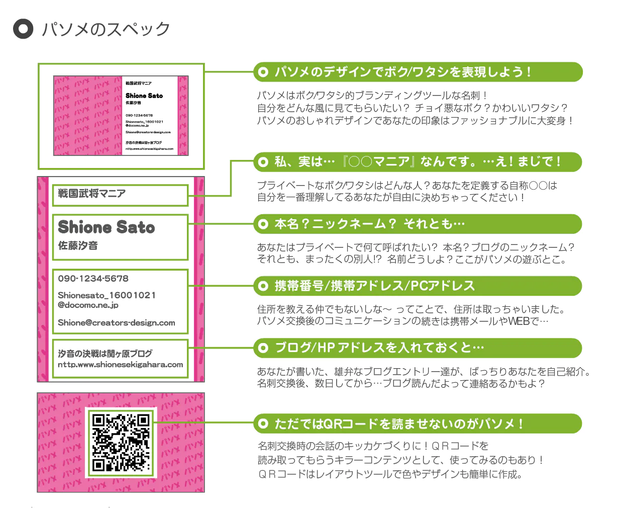 パソメのスペック