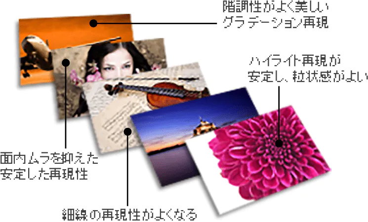 色がよくムラがない印刷ができます